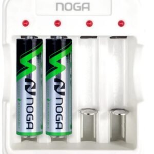 CARGADOR DE PILAS + 2 PILAS AA RECARGABLES NGA-5200