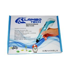 LAPIZ 3D LAMBO TECH CON FILAMENTOS