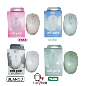 MOUSE INALAMBRICO GTC SOFT PALM MIG-123