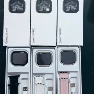 SMARTWATCH SERIE 11 PROMAX ,COLORS ROSA ,BLANCO Y NEGRO.