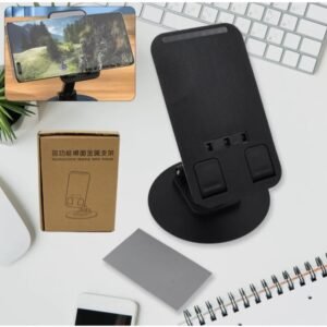 Soporte Mesa plastico Para Celular 360 ,caja marron