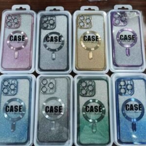 FUNDAS MAGSAFE CON BRILLO PARA IPHONE