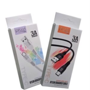 CABLE PRO 21 USB A TYPE C 3A MALLADO