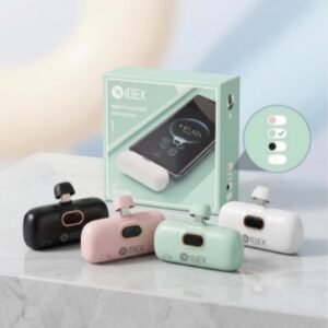 MINI POWER BANCK IBEK 10000MAH ,CON FICHA TIPO C 22.5W .