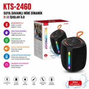 PARLANTE  KBROAD CON BT Y LUZ RGB .MODELOS:KTS-2460