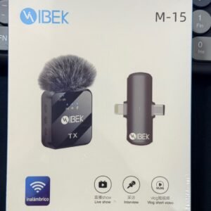 MICROFONO CORBATEROR IBEK M-15,INCLUYE :UN MICROFONO CON ENTRA C Y IPH .