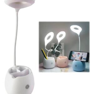 LAMPARA RECARGABLE TATIC CON PORTLAPICES /SOPORTE PARA CELULAR .