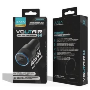ADAPTADOR AUTO XAEA CON ENTRA C+C 45W CALIDAD PREMIU .