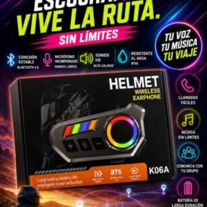 AURICULAR BT PARA CASCO MOTO MODELOS:K06