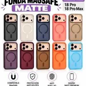 FUNDA MAGSAFT MATE  PARA IPH 11 HASTA IPH 18PROMAX .