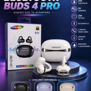 AURICULAR INALAMBRICO SAMSUM GALAXY BUDS 4 PRO  ,MODELOS:K11,COLORS NEGRO ,BEIGE .
