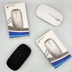 MOUSE INALAMBRICO RECARGABLE CON LUZ RGB .MODELOS:SKU3109.